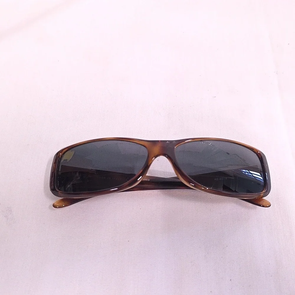 Ray-Ban Sunglasses Womens Tortoise RB 4078 642/57 Bifocal Polarized Italy
